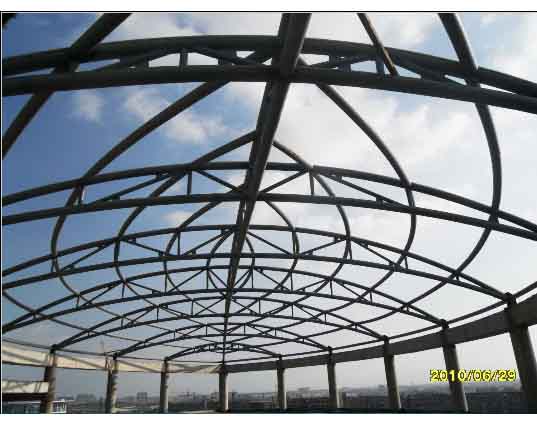 枝江中煤朔州宾馆管桁架工程