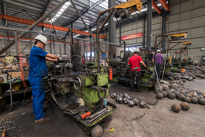 枝江网架配件车间